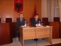 Vizitë në Gjykatën Kushtetuese e një grupi nxënësish, në kuadrin e projektit \